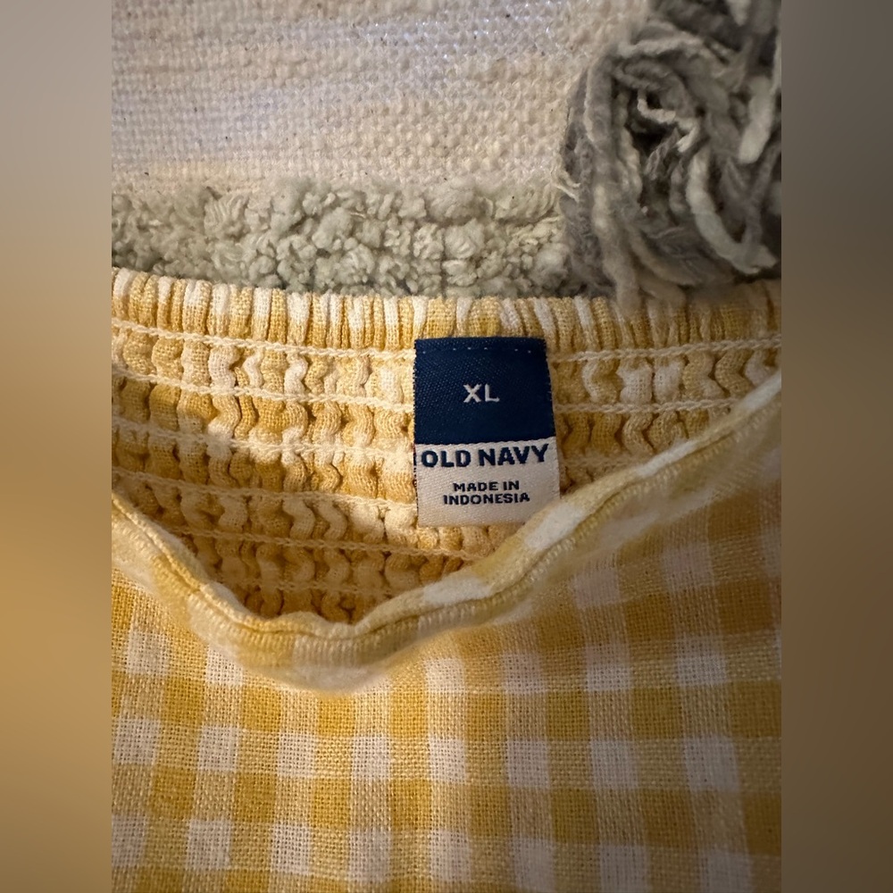 Old Navy Square-Neck Linen-Blend Mini Dress XL - Picture 4 of 9